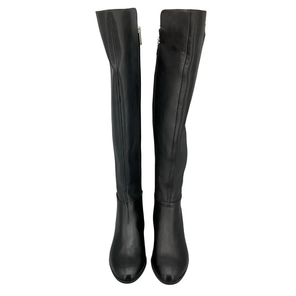 NEW Michael Kors Women’s Bromley Over the Knee Boots Black Size 5.5M